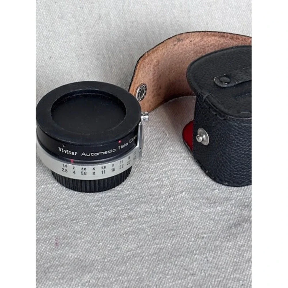 Vivitar Automatic Tele Converter 2X-5 Lens Made in Japan w/ Case ***UNTESTED ***